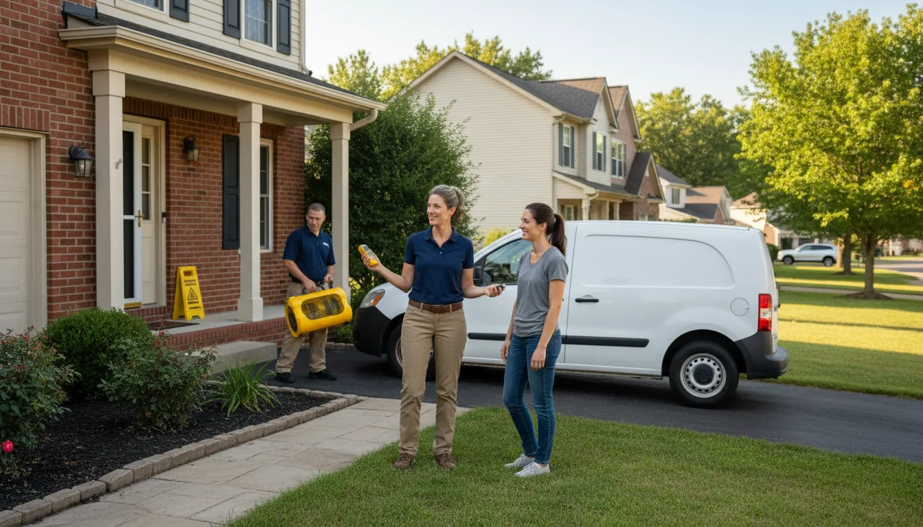 Residential water damage restoration in Arimo, ID